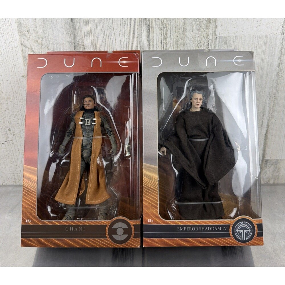 Lot Of 2 McFarlane Toys Dune - Emperor Shaddam IV & Chani Action Figures